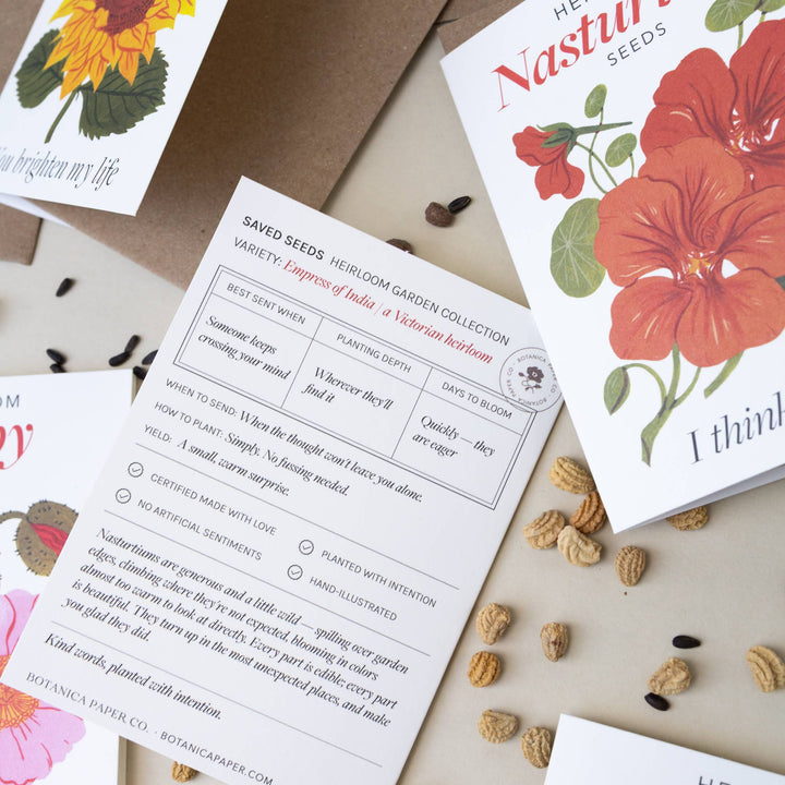 Seeds Of Kindness Greeting Card, Set of 8