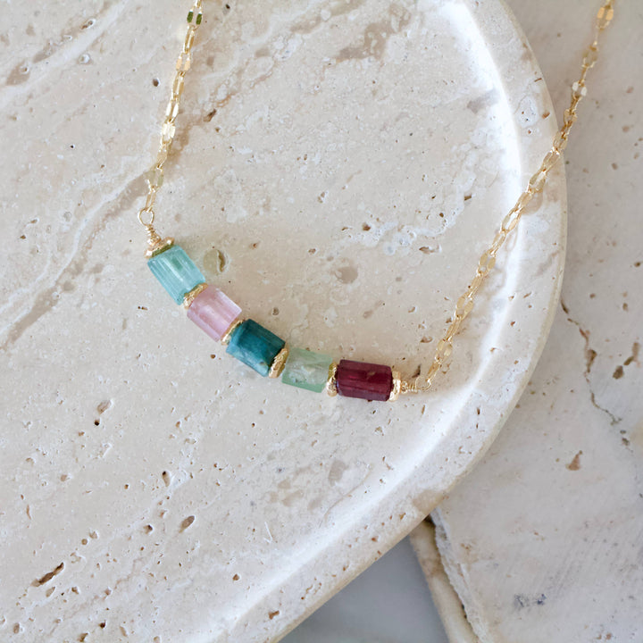 Tourmaline Collar Necklace 