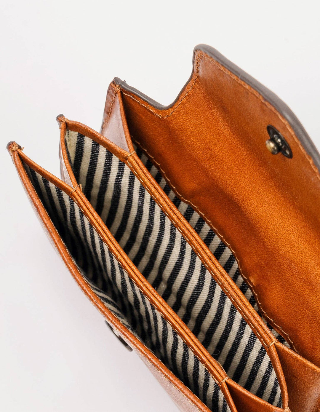 Harmonica Wallet, Cognac Classic Leather