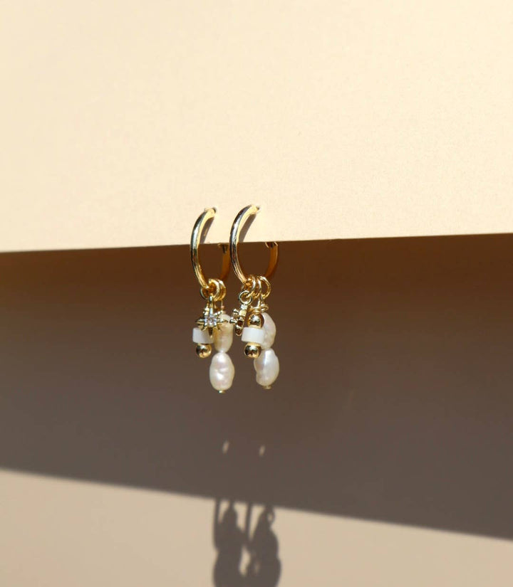 Coastal Blue Charm Earrings