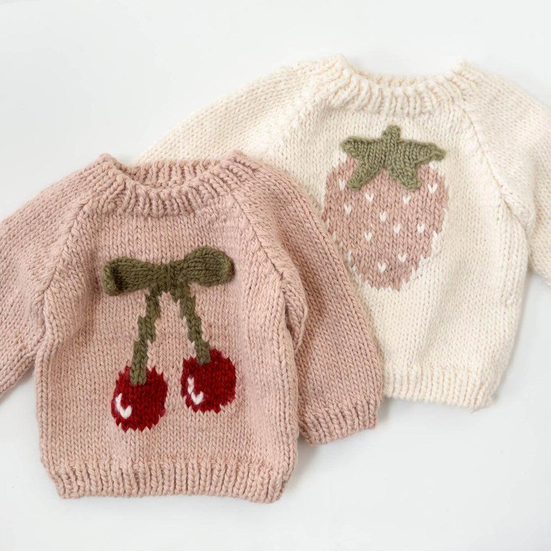 Kids Cherry Pullover Sweater