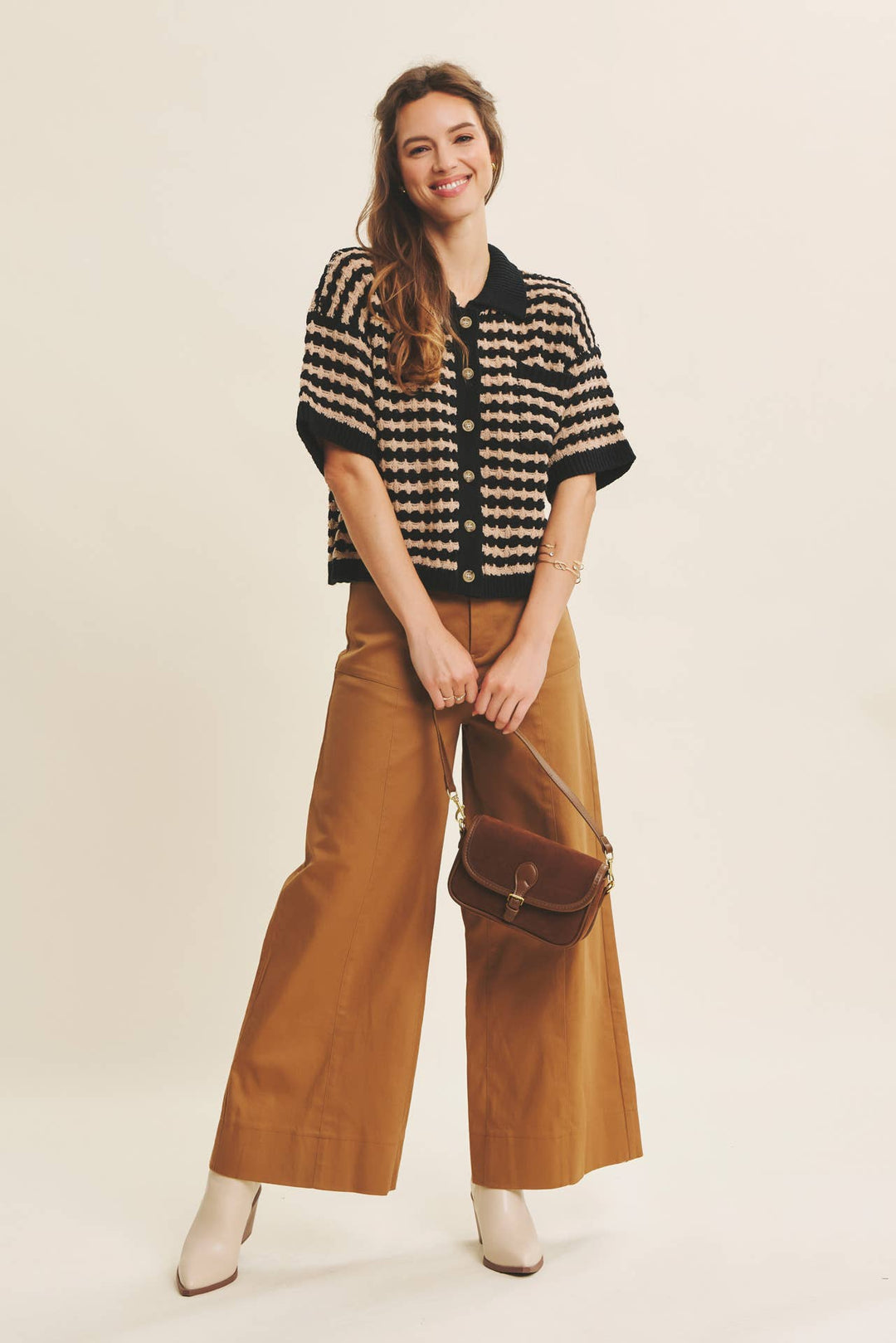 Everyday Essential Stretchy Wide-Leg Pants -2 Colors