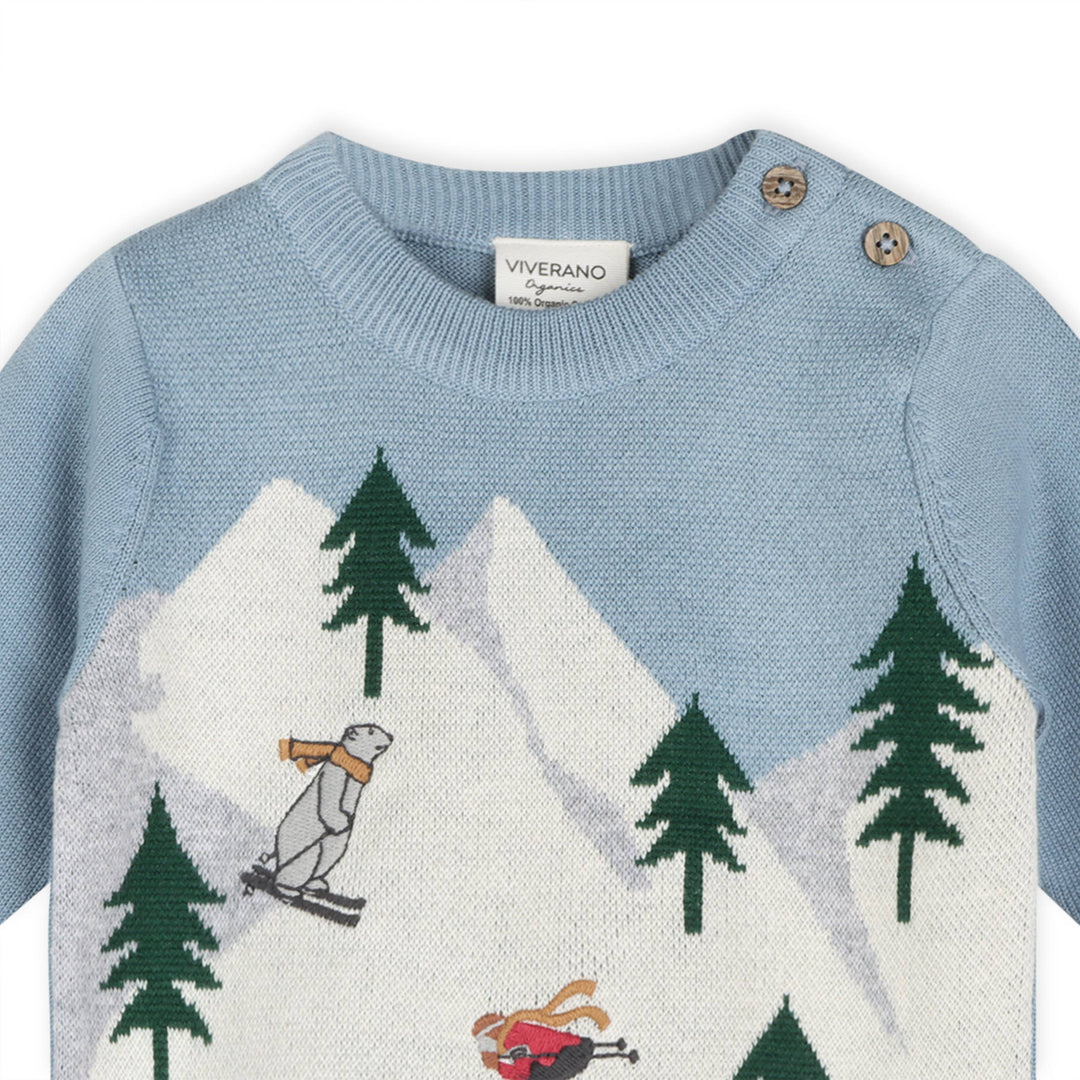 Ski Baby Pullover Sweater &amp; Pant Set