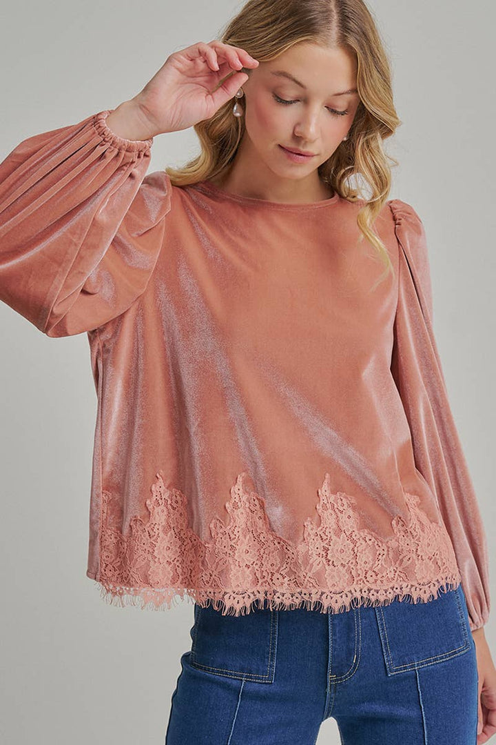 Velvet Holiday Blouse