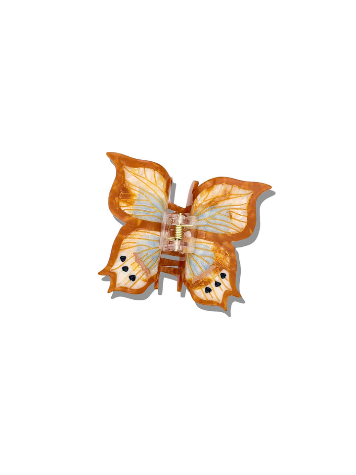 Australian Amethyst Butterfly Hair Clip