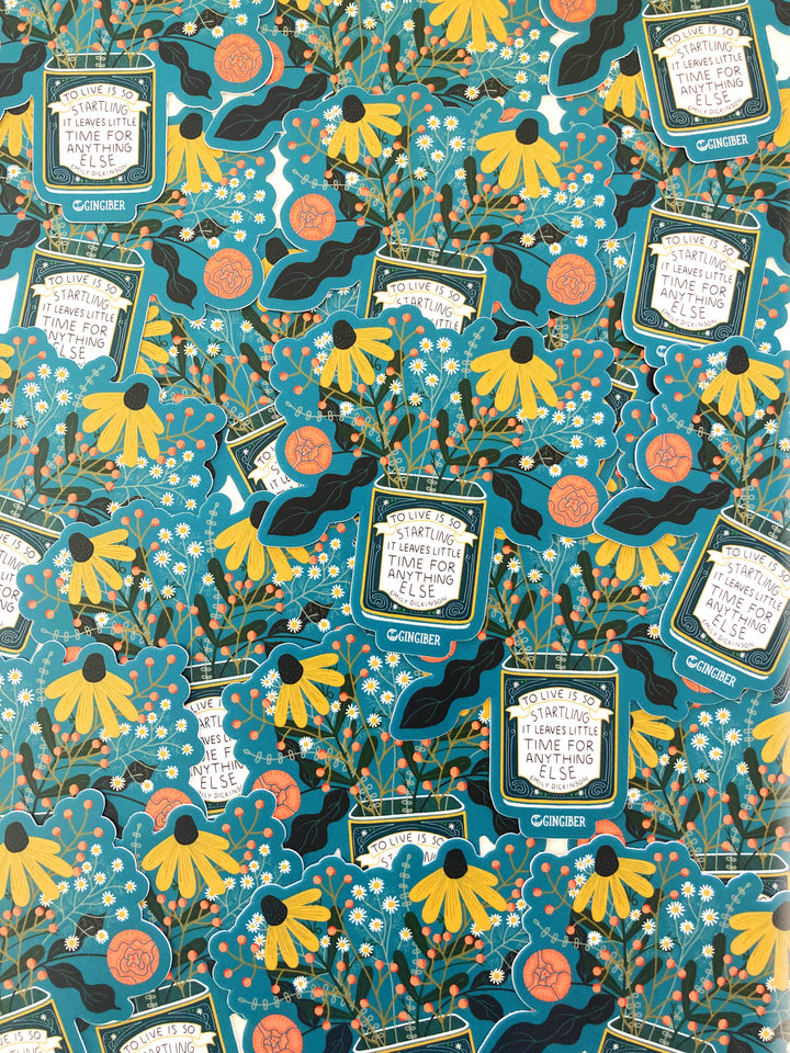 Flower Tin Sticker