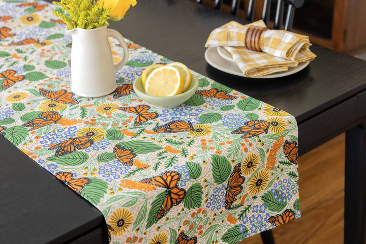 Monarch Garden Table Runner