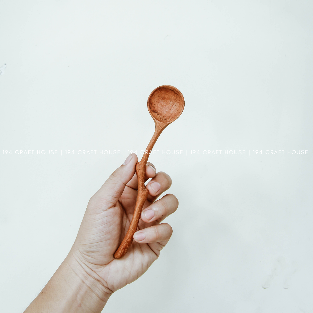 Handcarved Branch Wooden Spoon