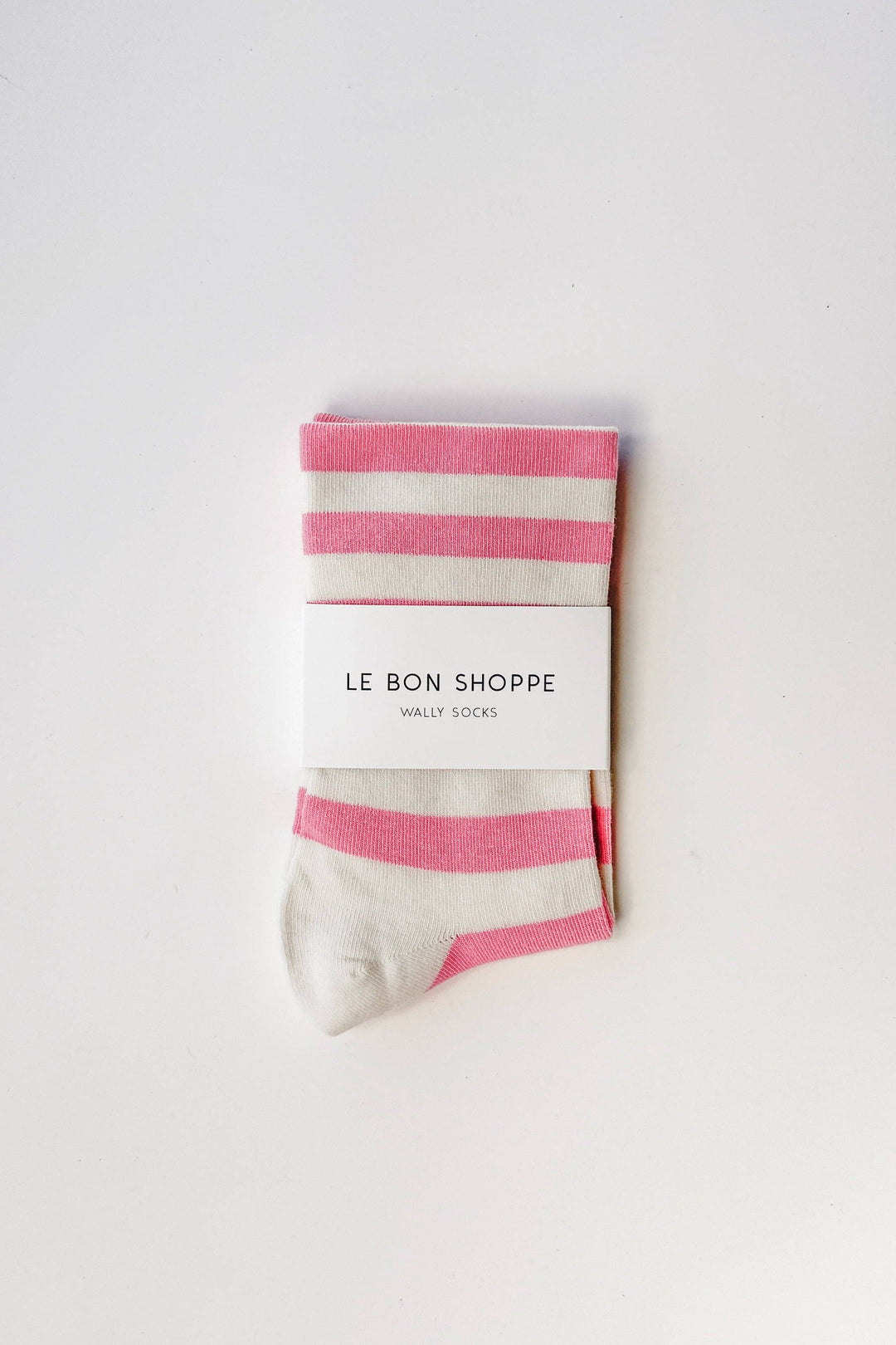 Wide Wally Socks, Rose Stripe
