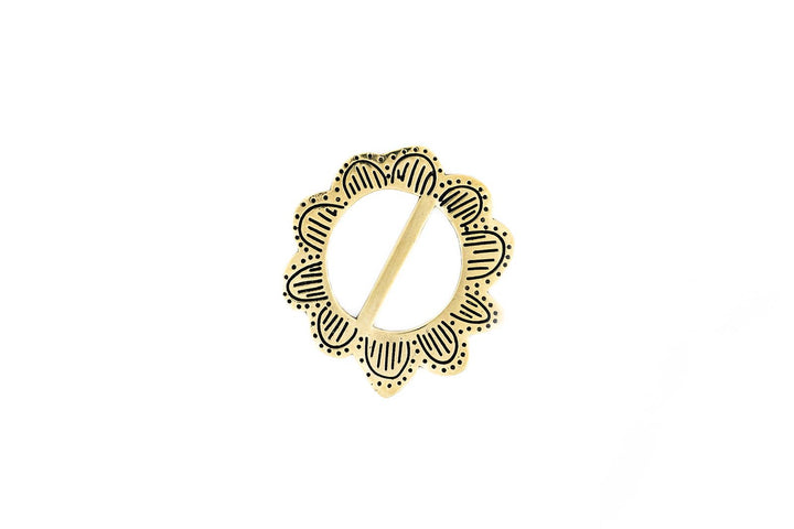 Monica Brass Bandana Slide Ring