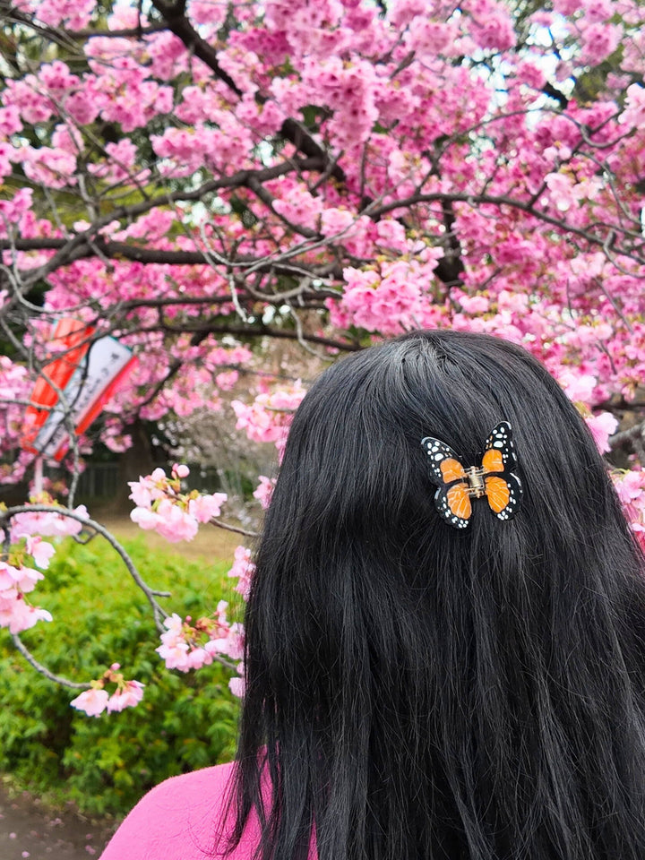 Mini Monarch Butterfly Hair Clip, 5 Colors