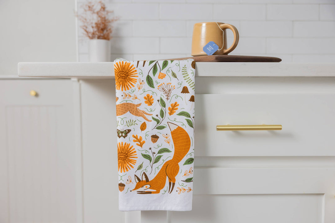 Fall Forest Tea Towel