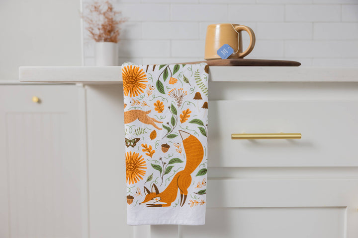Fall Forest Tea Towel