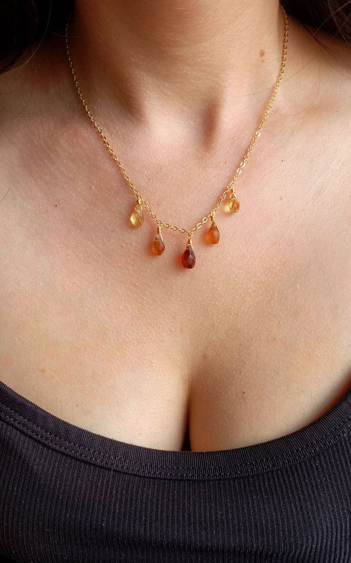 Desert Horizon Fringe Necklace