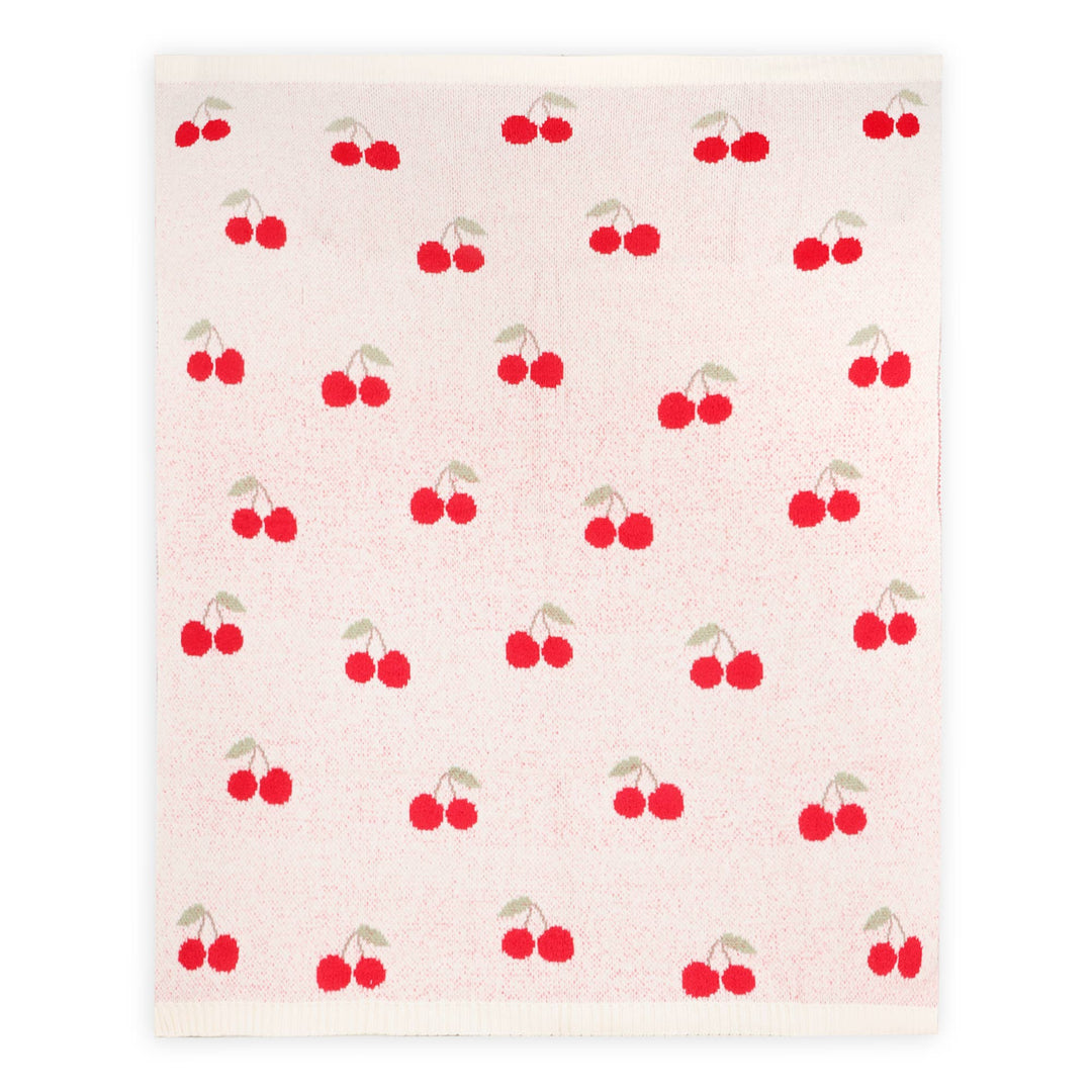 Cherry Orchard Baby Blanket + Rattle Gift Set