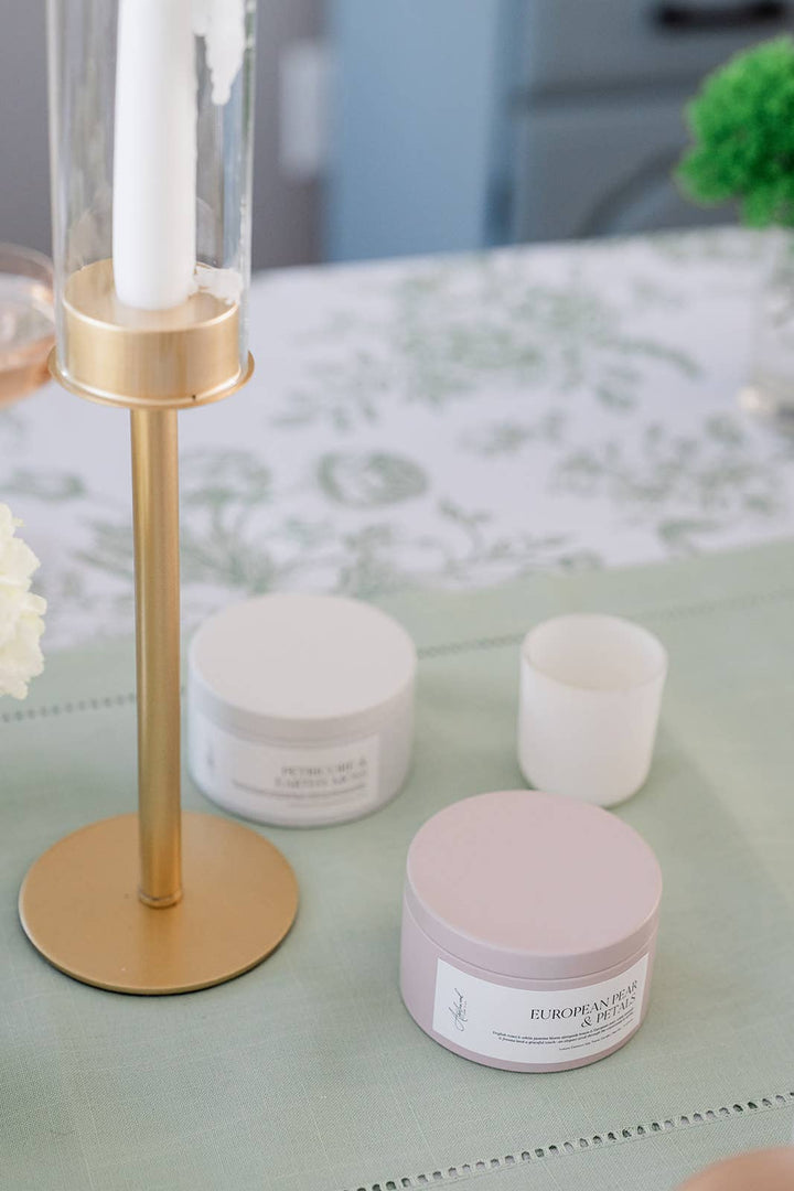 EUROPEAN PEAR & PETALS | Clean Travel Coconut Soy Candle