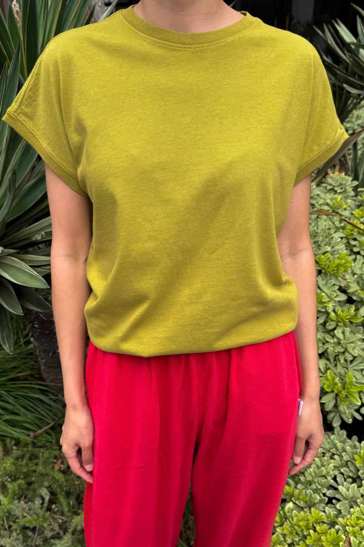 Ease Tee in Golden Olive