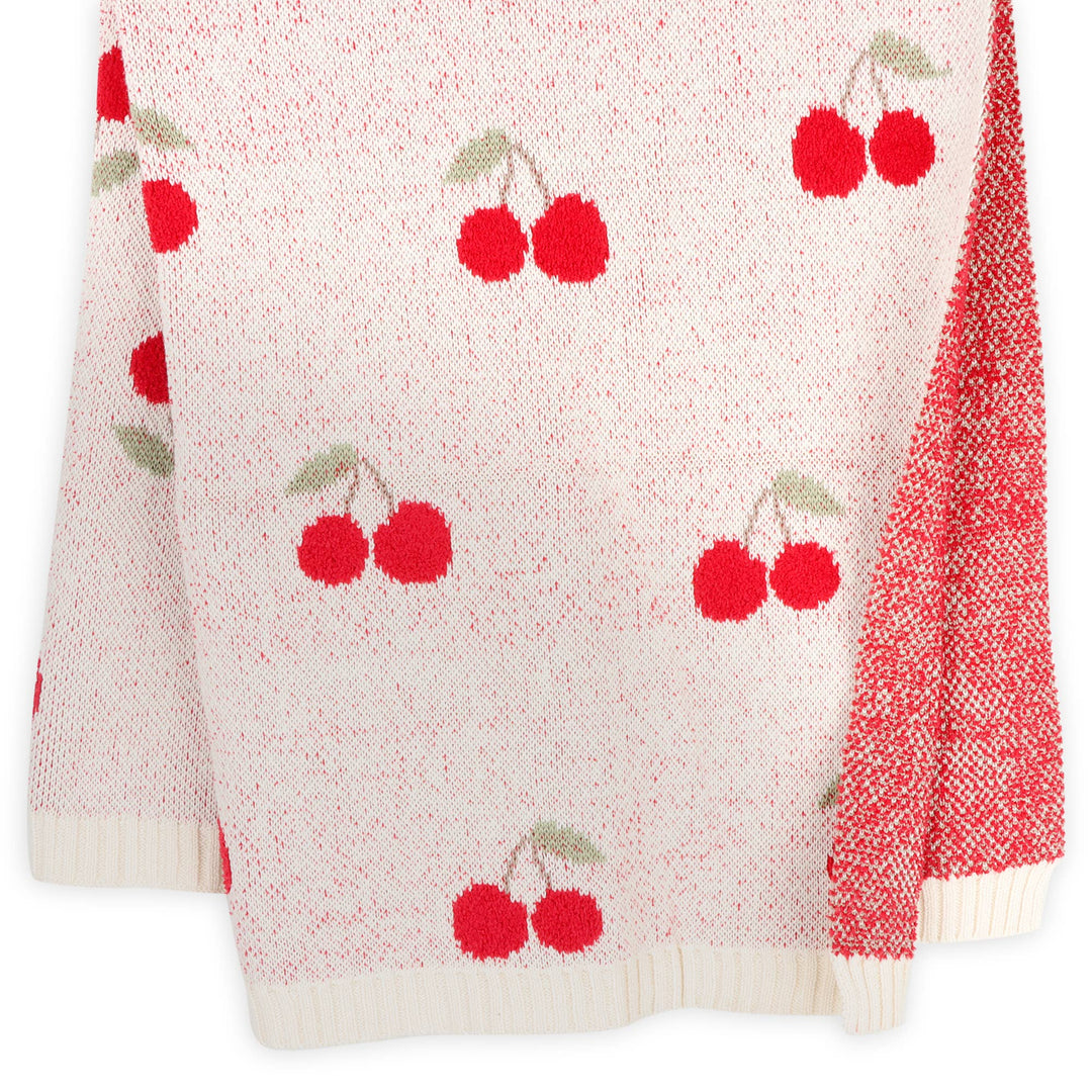 Cherry Orchard Baby Blanket + Rattle Gift Set