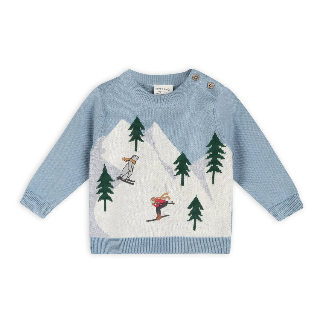 Ski Baby Pullover Sweater &amp; Pant Set