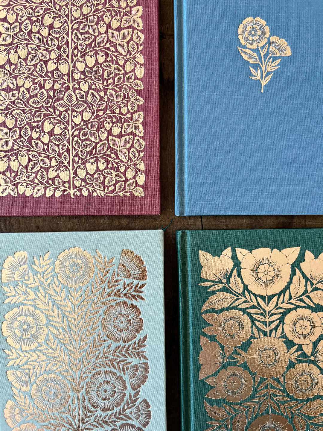 Foil Stamped Linen Journal