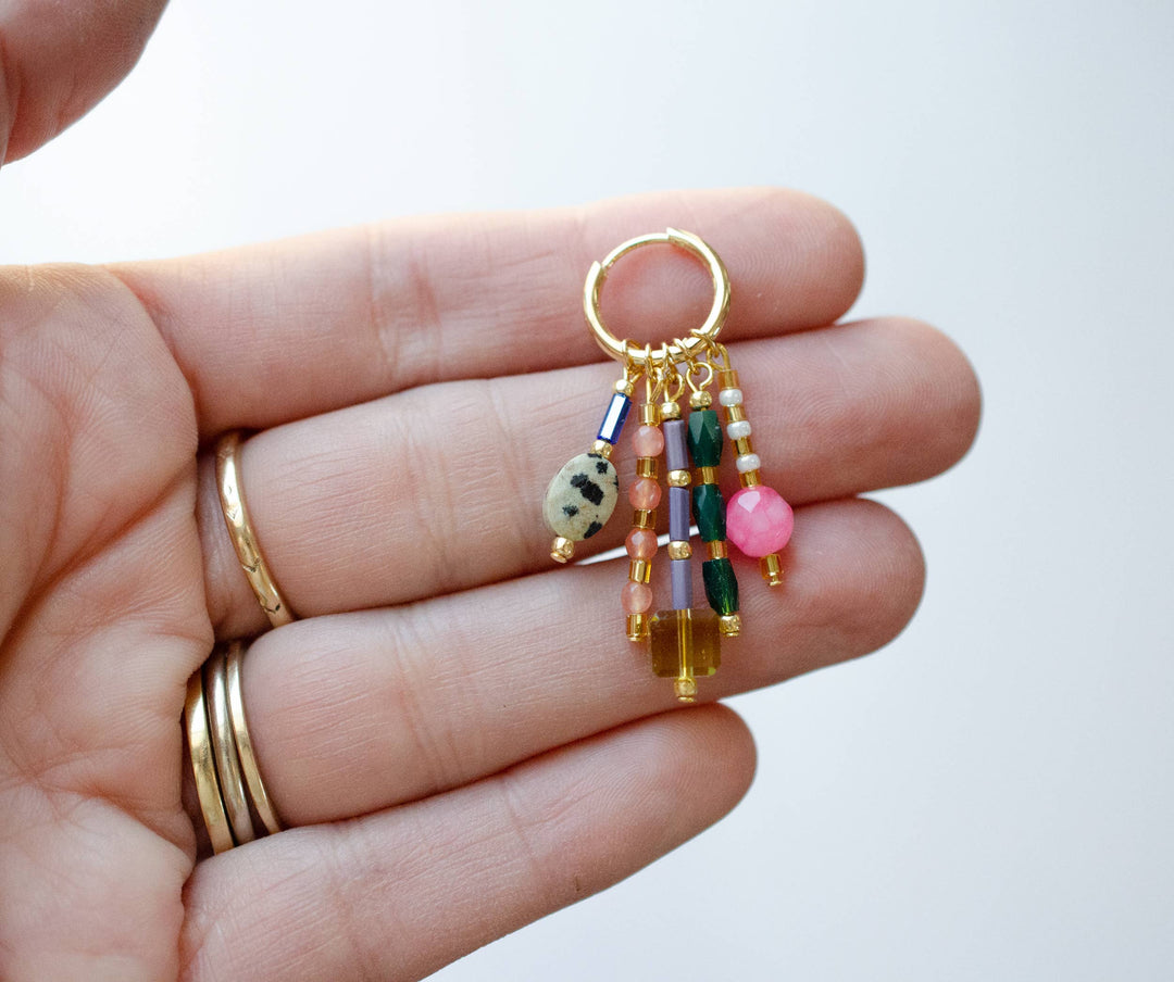 Stevie Beaded Charm Earrings