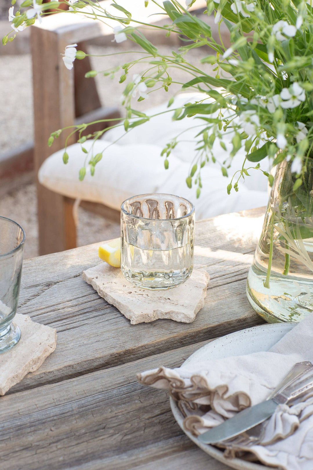 Handblown Fluted Tumbler, 2 Sizes