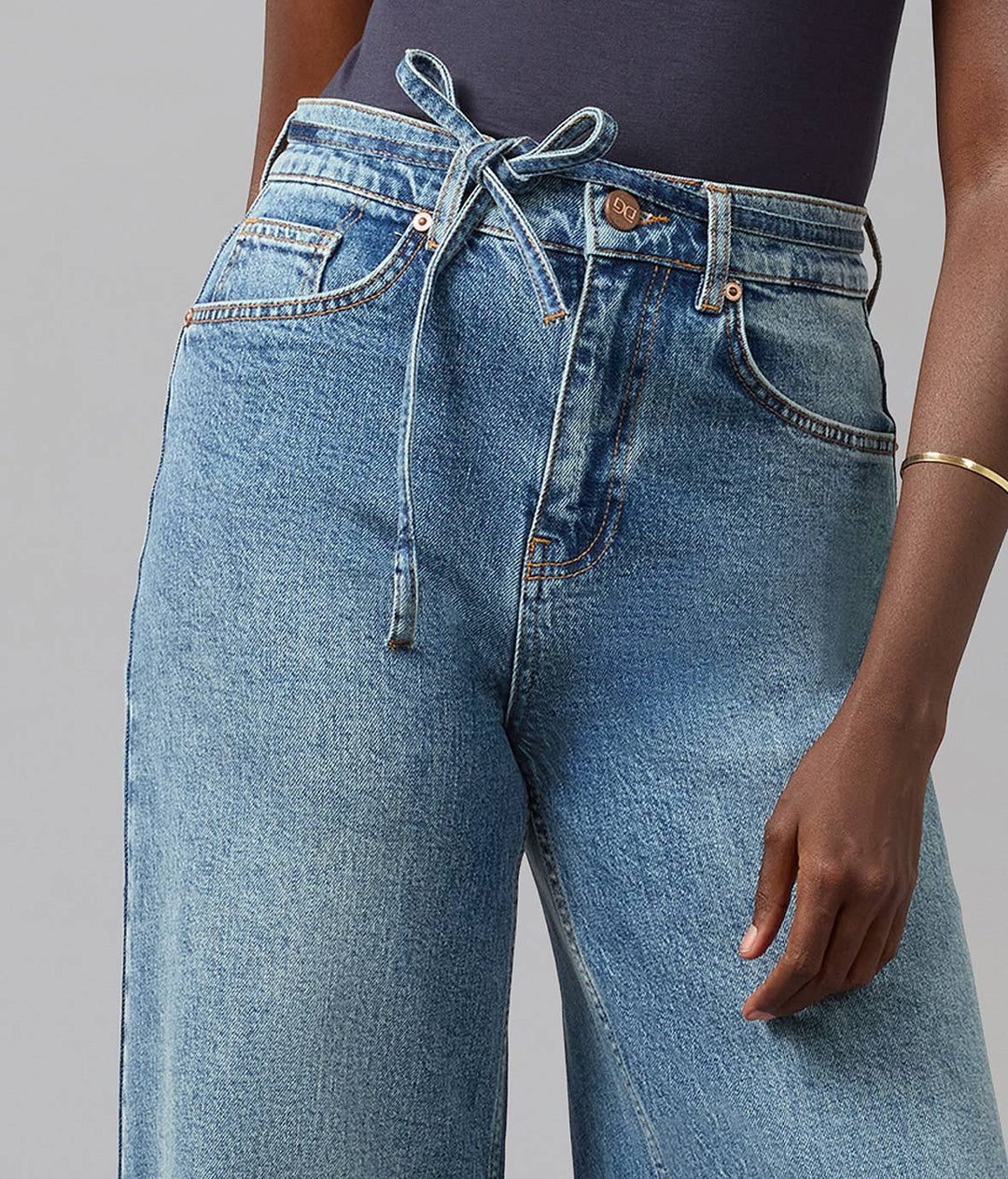 Milan Ultra High Rise Wide Leg Jeans
