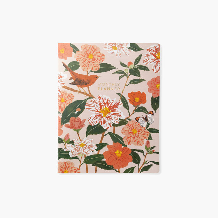 Camellia Undated Monthly Planner