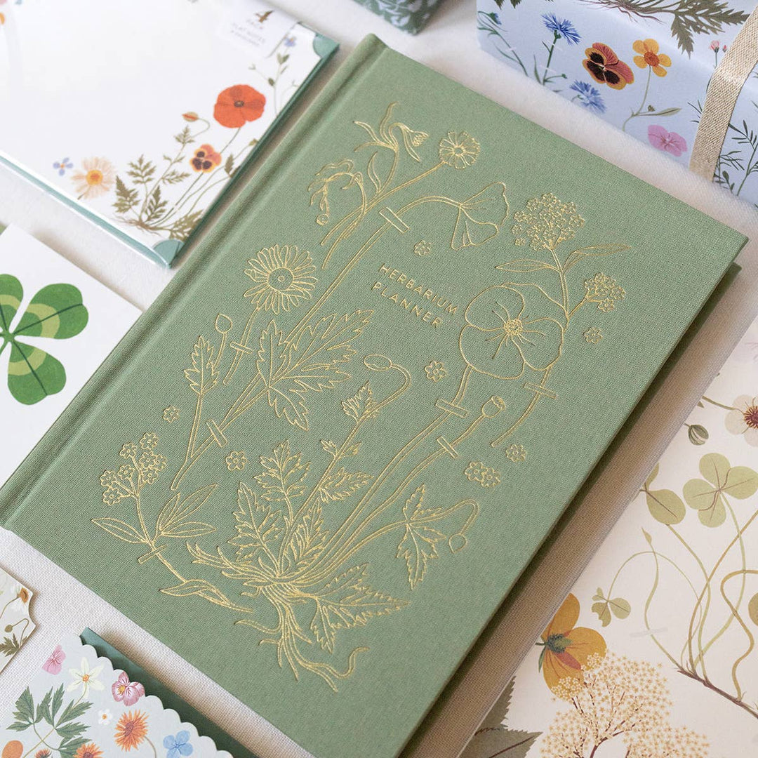 Herbarium Linen-Bound Undated Planner