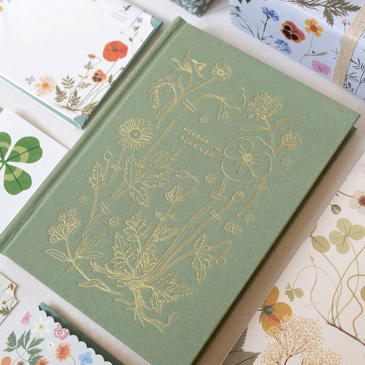 Herbarium Linen-Bound Undated Planner
