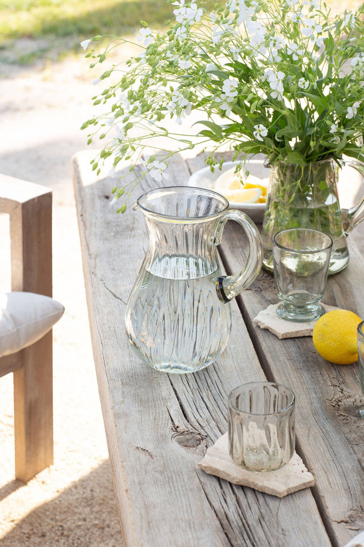 Handblown Fluted Tumbler, 2 Sizes