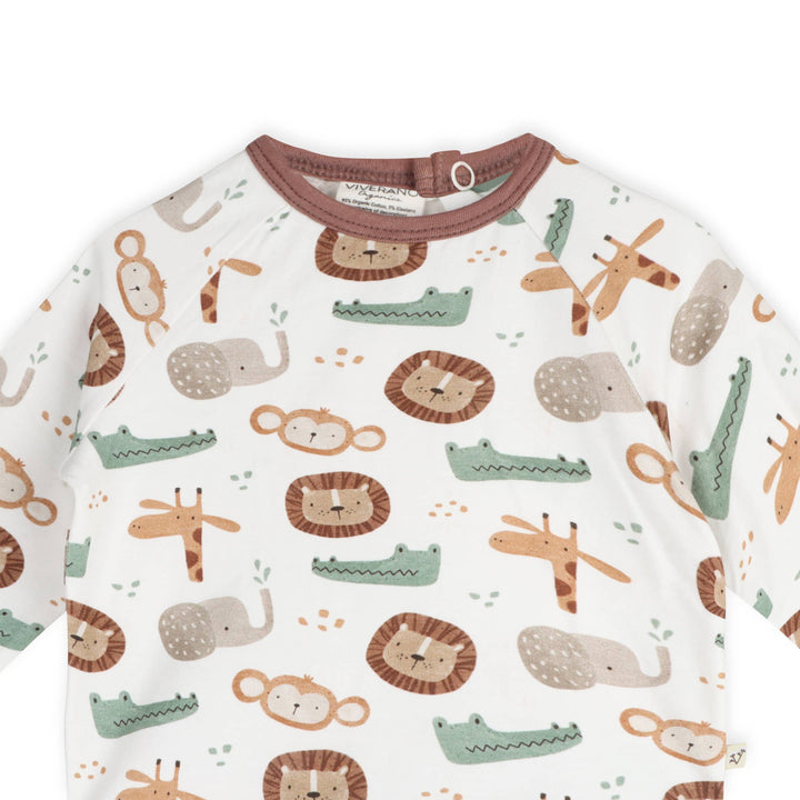 Safari Animals Baby Tee &amp; Jogger
