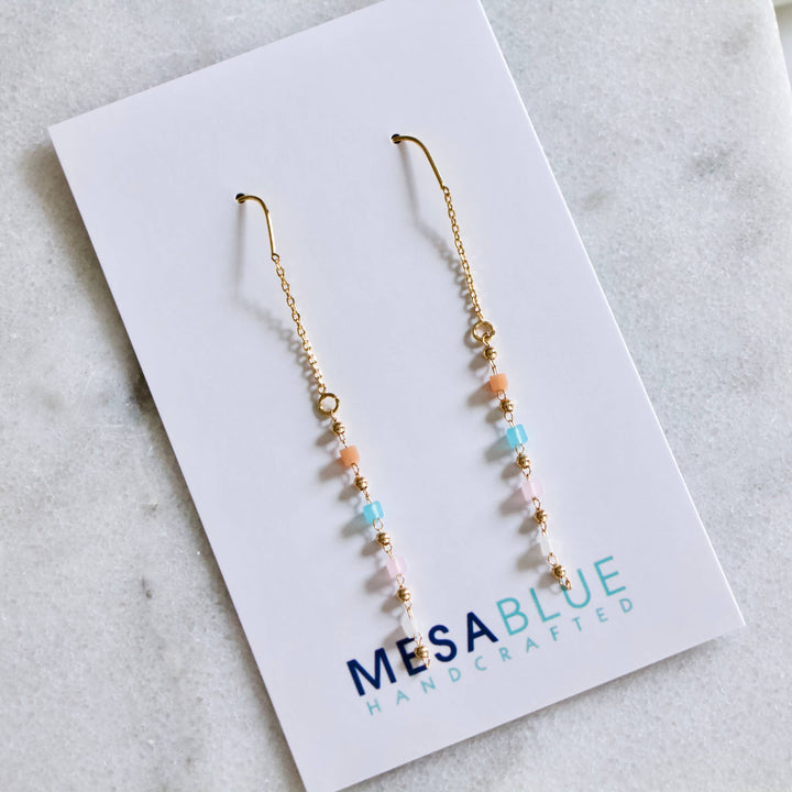 Pastel Threader Earrings