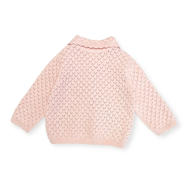 Lily Floral Textured Baby Cardigan