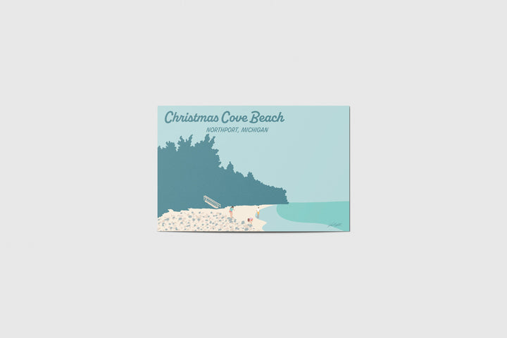 Christmas Cove Beach Northport Travel Postcard