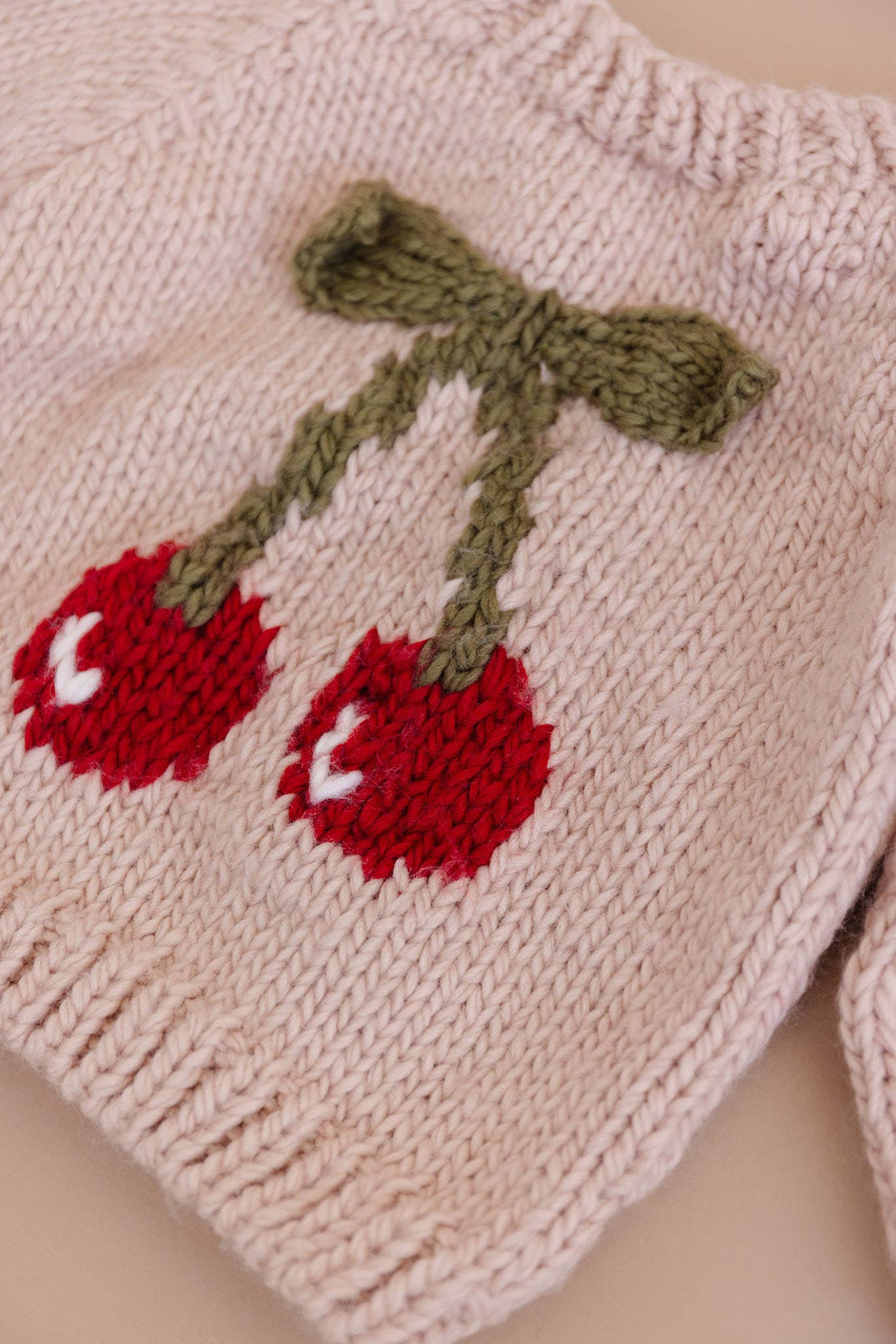 Kids Cherry Pullover Sweater