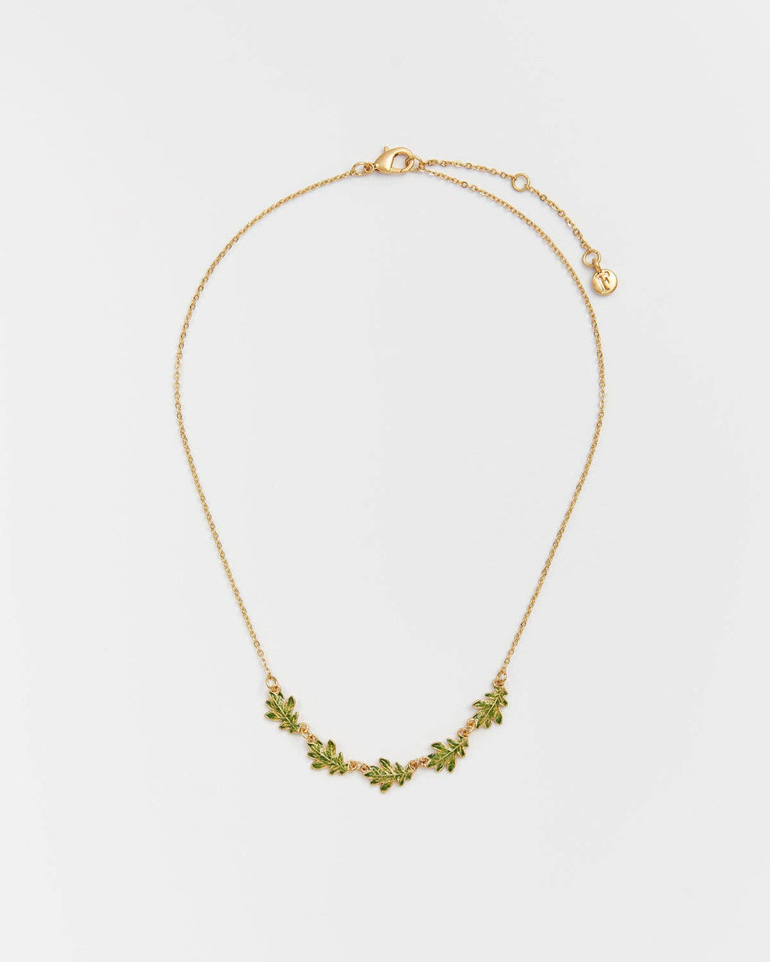 Oak Leaf Choker Necklace