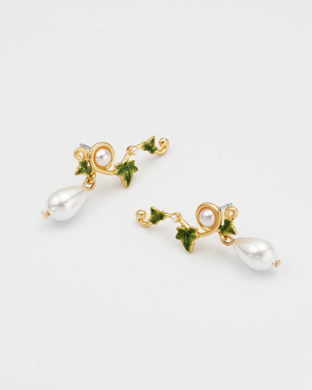 Ivy Pearl Climber Earrings