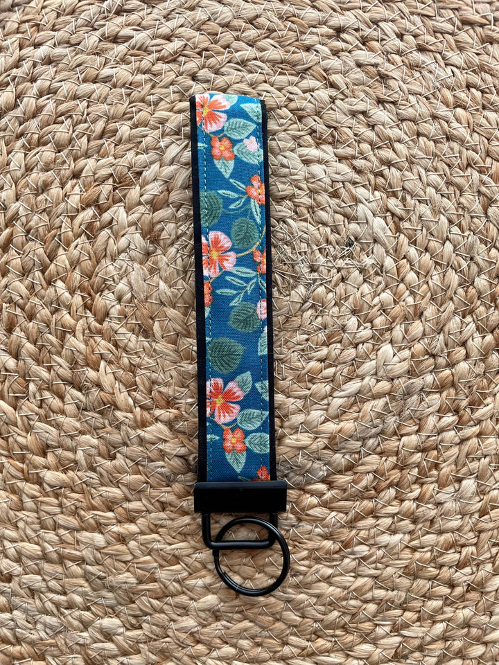 Briar Teal Keychain Wristlet