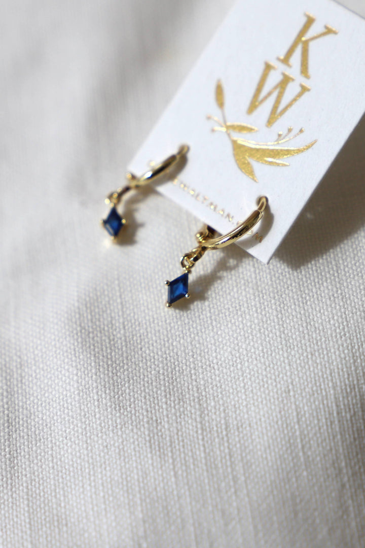 Diamond Birthstone Huggies