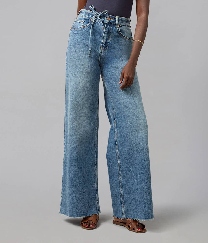 Milan Ultra High Rise Wide Leg Jeans
