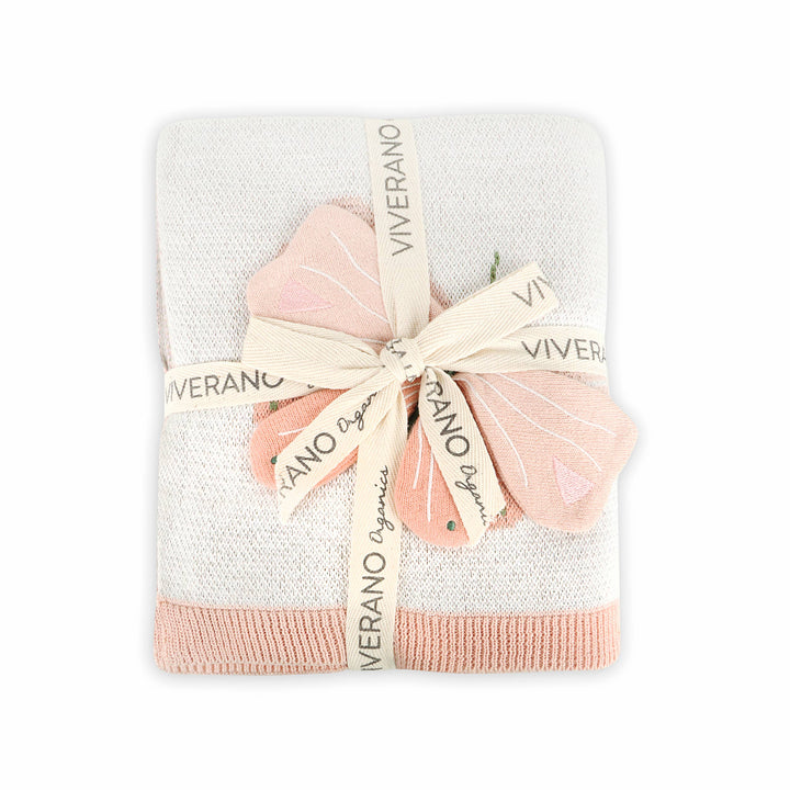 Butterfly Knit Baby Blanket