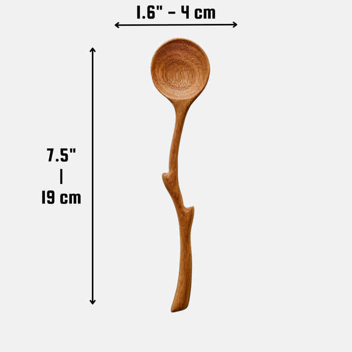 Handcarved Branch Wooden Spoon