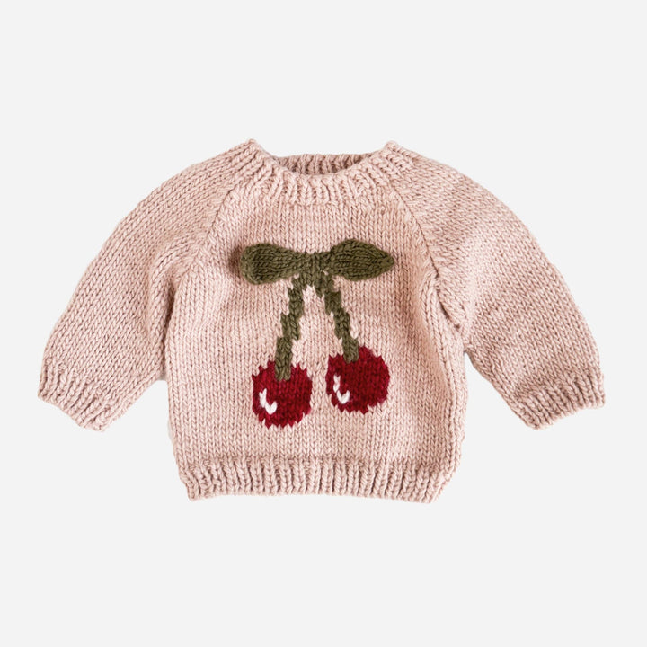 Kids Cherry Pullover Sweater