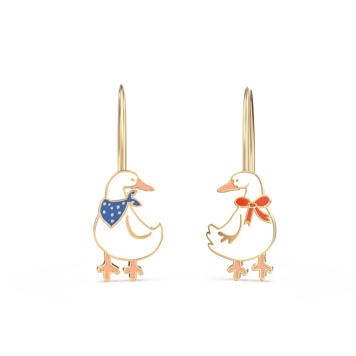 Duck Earrings