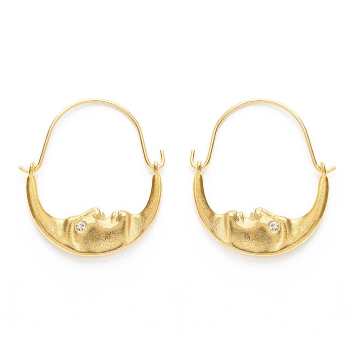 La Lune Crescent Earrings