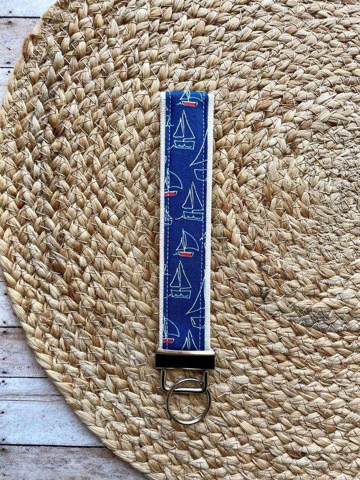 Sailboat Keychain Wristlet