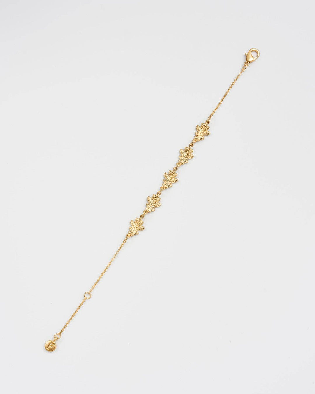 Oak Leaf Gold Bracelet