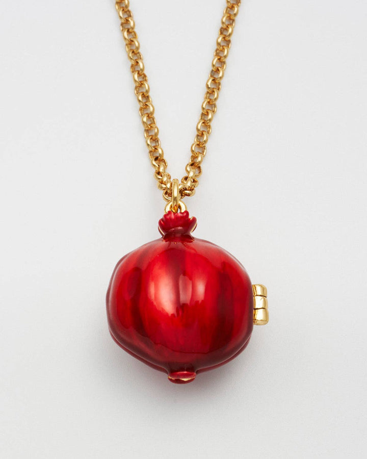 Pomegranante Locket Necklace