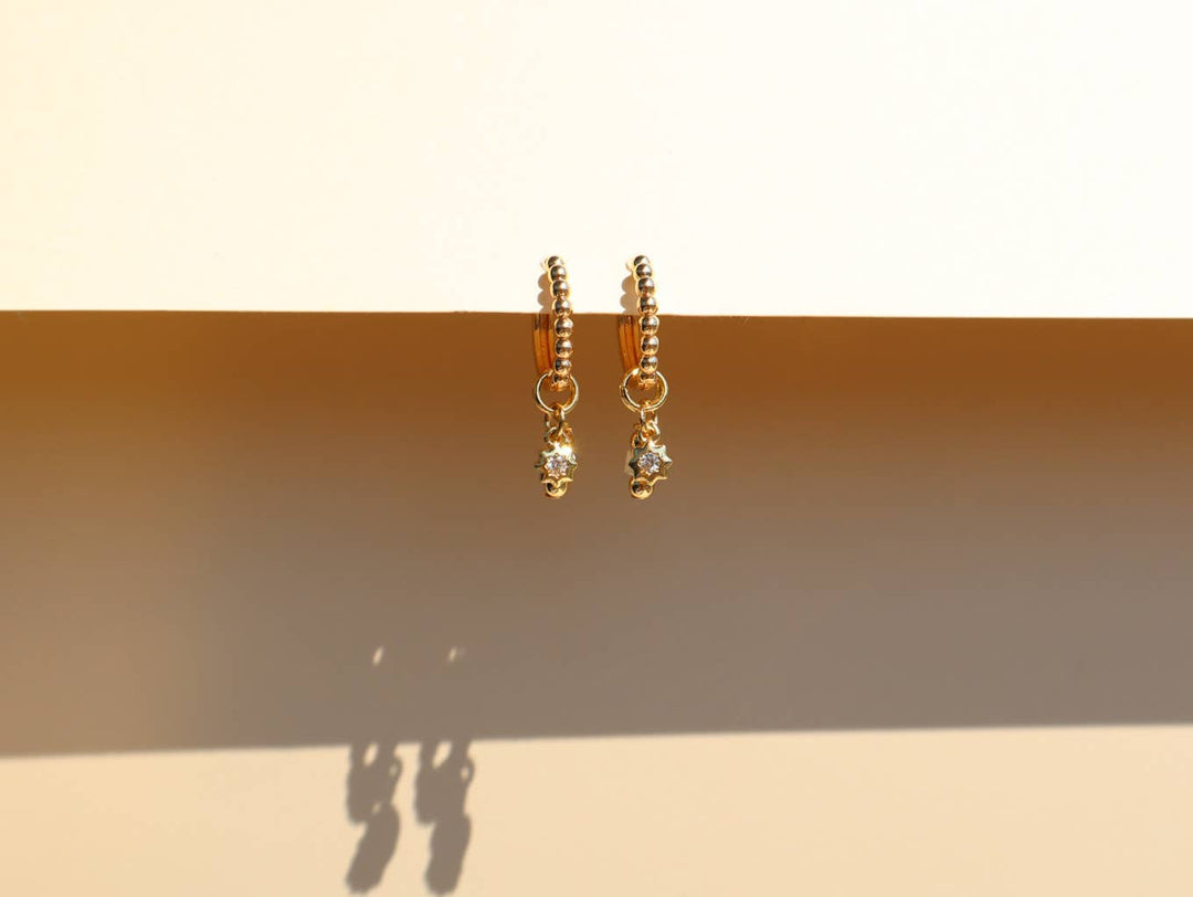 Soft Blue Charm Earrings